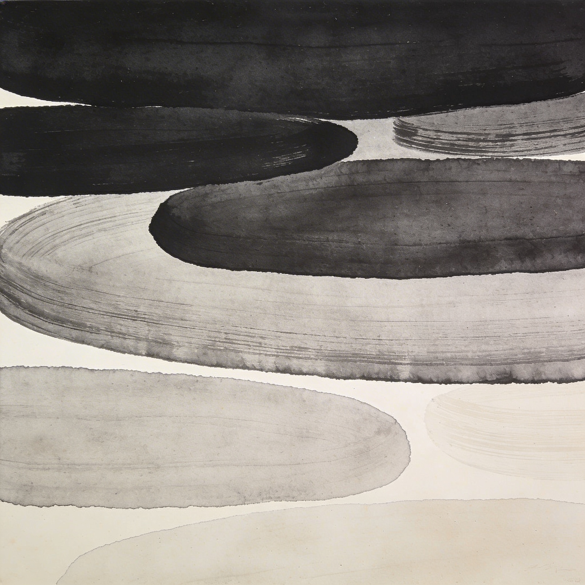 Interior of a modern cafe with botanical art